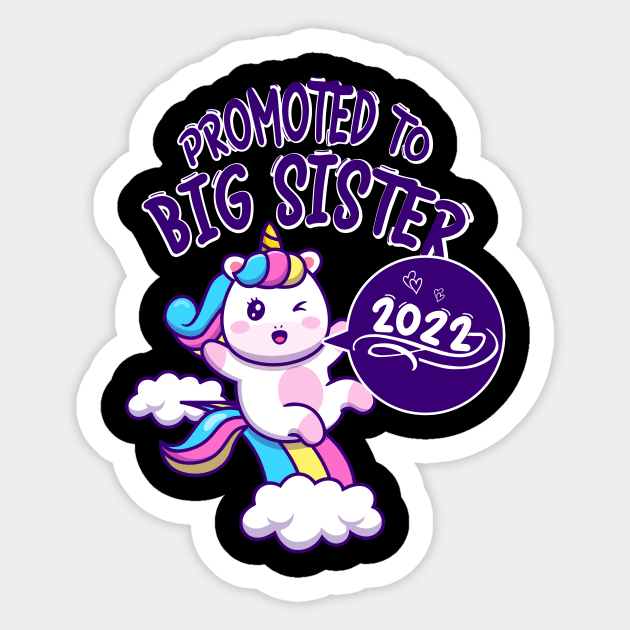 Promoted to Big Sister 2022 Sticker by alpmedia